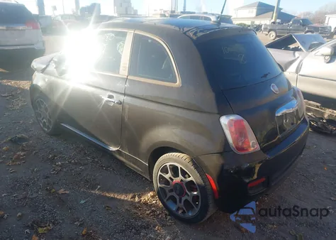 2012 Fiat 500 Sport from USA, damaged, VIN 3C3CFFBR4CT100480
